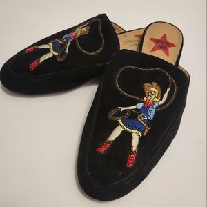 Anna Sui x INC Cowgirl Mules